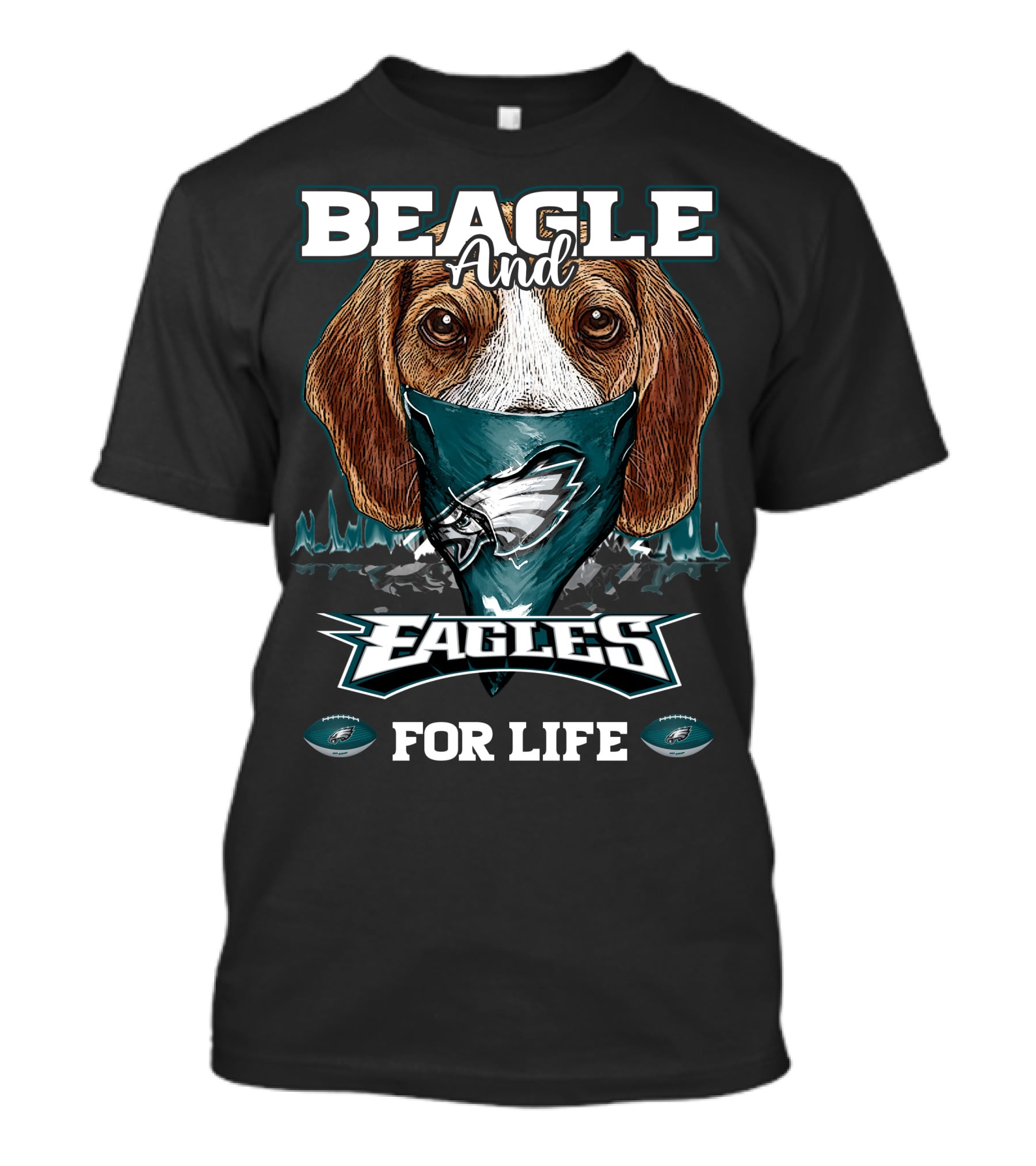 BEAGLE AND EAGLES FOR LIFE T-Shirt