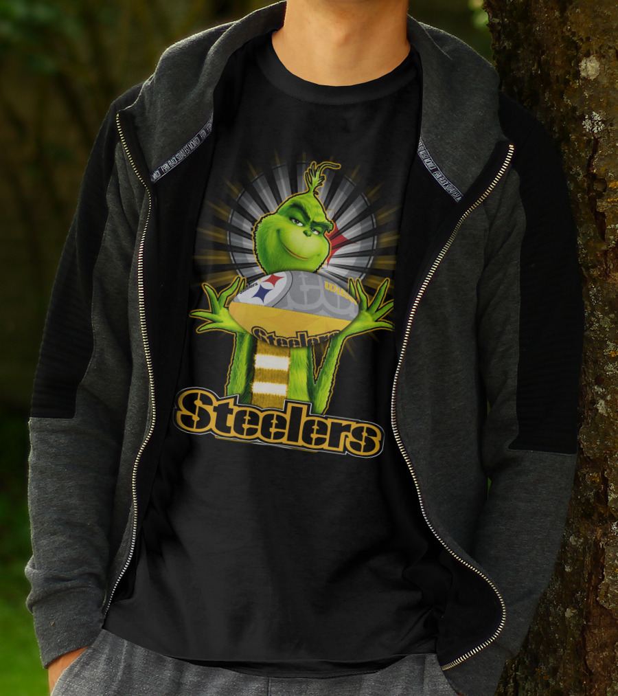 Grinch Steelers Football Fan T-Shirt