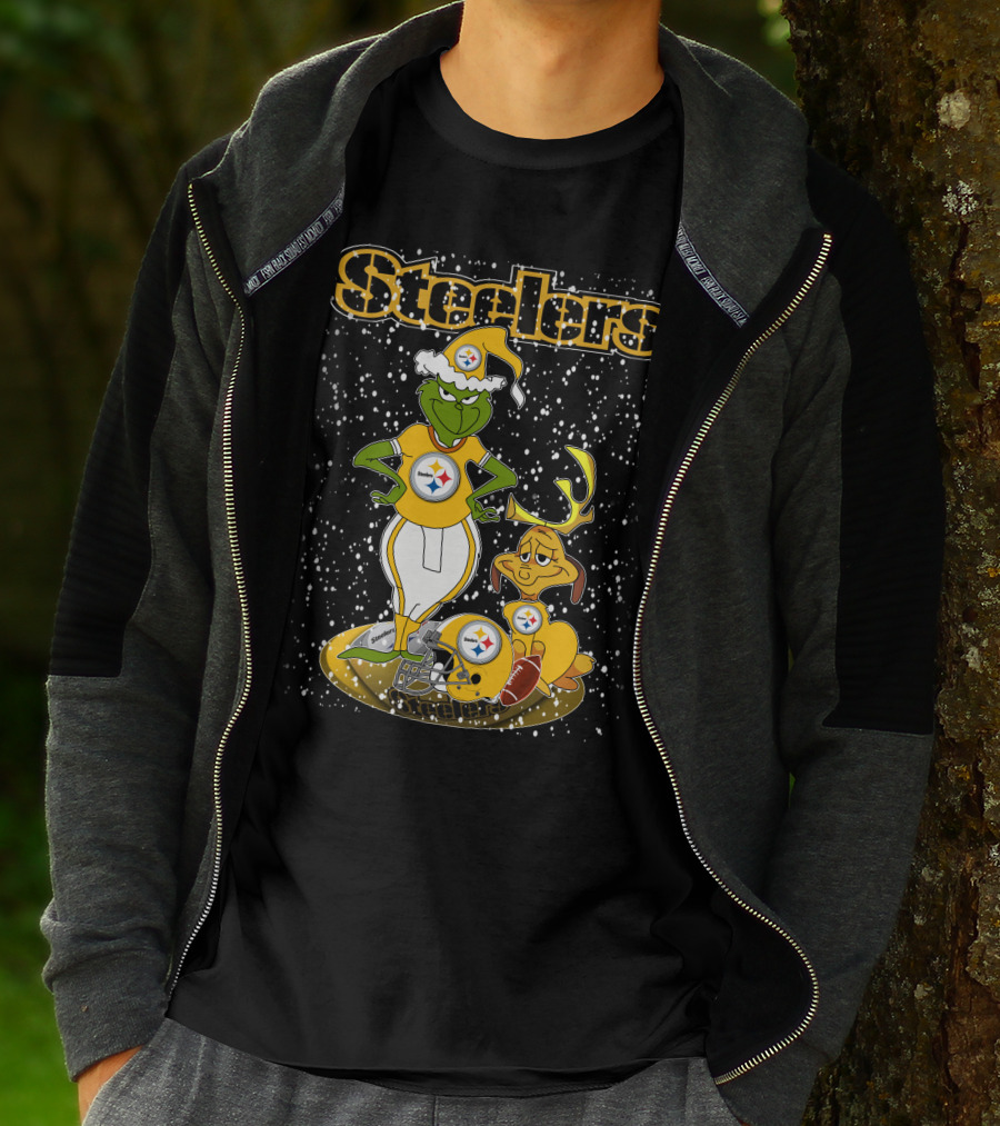 Steelers Grinchxmas Christmas Football T-Shirt