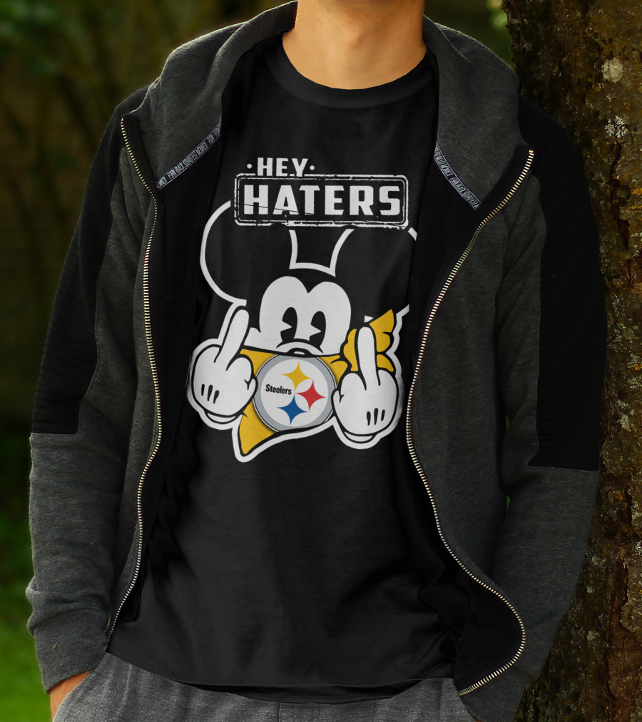 Hey Haters Mick V2 Pittsburgh Steelers T-Shirt