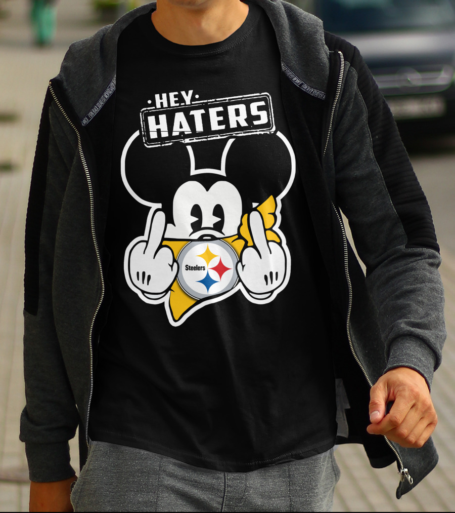 Hey Haters Mick V2 Pittsburgh Steelers T-Shirt