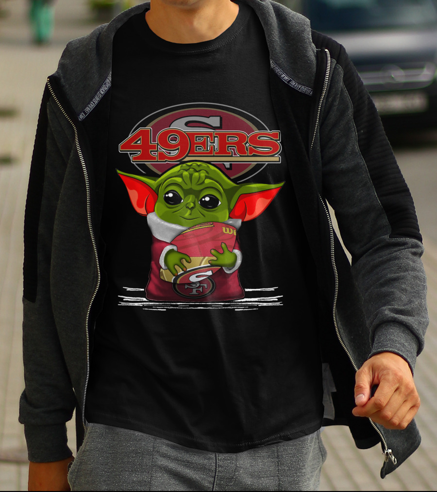 Yoda V3 Baby Alien Football San Francisco 49ers T-Shirt
