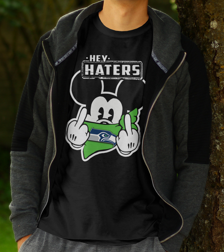 HEY HATERS Mick V2 Seattle Seahawks T-Shirt