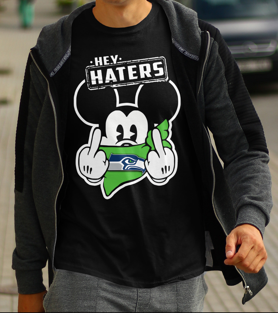 HEY HATERS Mick V2 Seattle Seahawks T-Shirt
