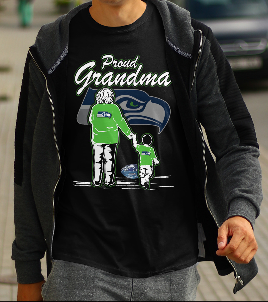 Proud Grandma Seattle Seahawks T-Shirt