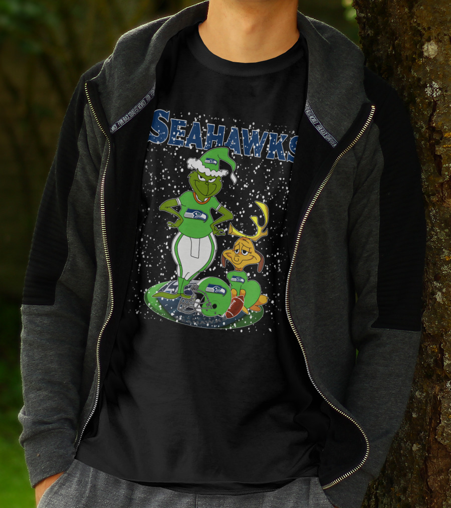 Seahawks Grinchxmas Seattle Seahawks T-Shirt