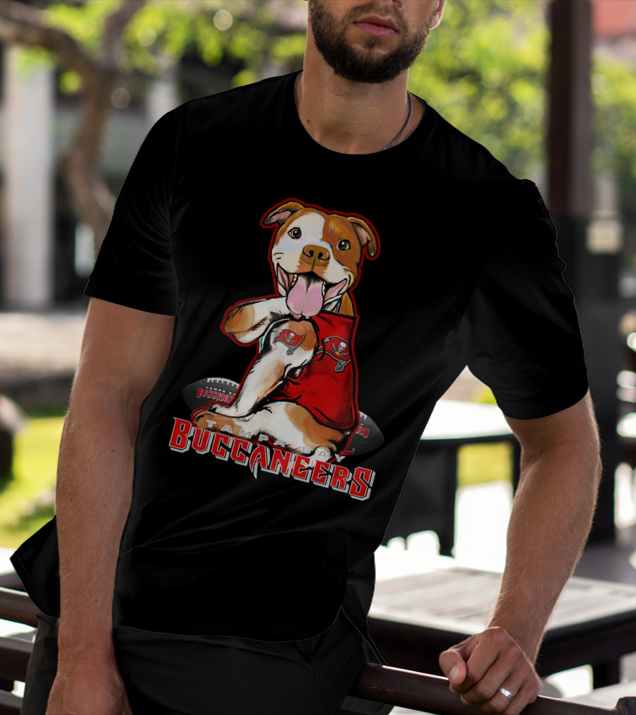 Tampa Bay Buccaneers Pittbull Football T-Shirt