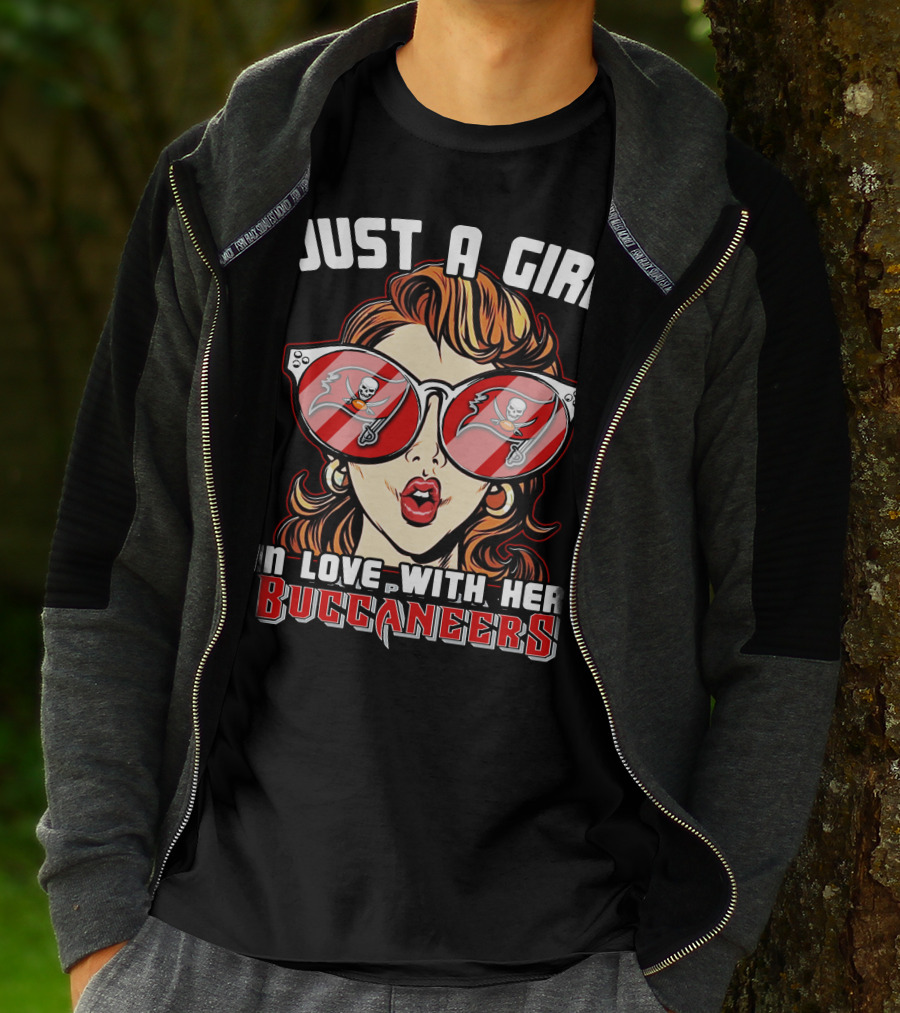 JUST A GIRL IN LOVE WITH HER BUCCANEERS T-Shirt