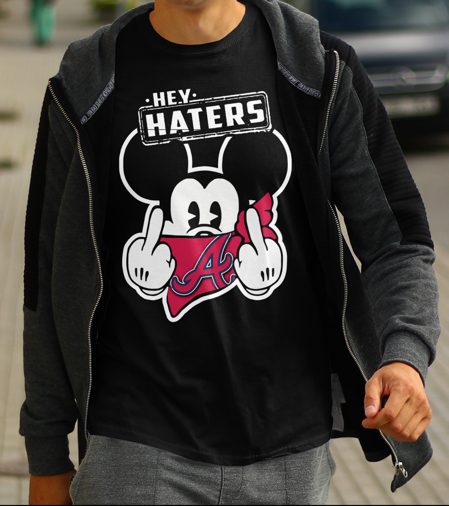 Hey Haters Mick V2 Atlanta Braves T-Shirt