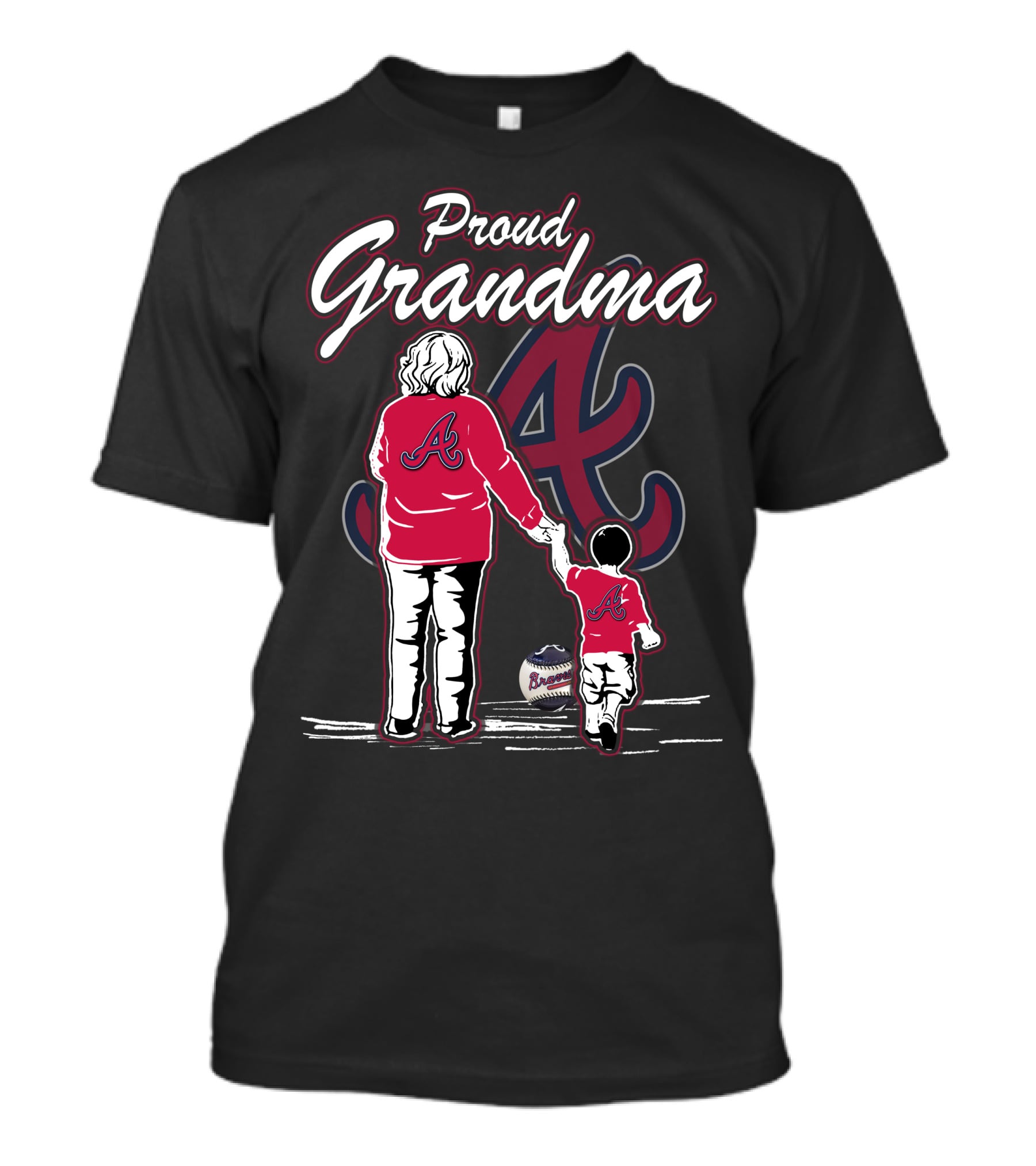 Proud Grandma Atlanta Braves T-Shirt