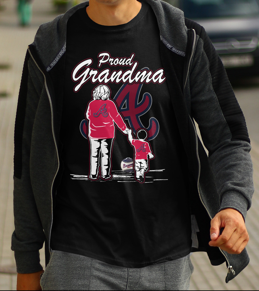 Proud Grandma Atlanta Braves T-Shirt
