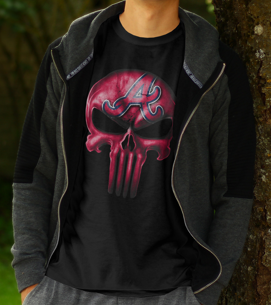 Atlanta Braves Skull V3 Logo Iconic T-Shirt
