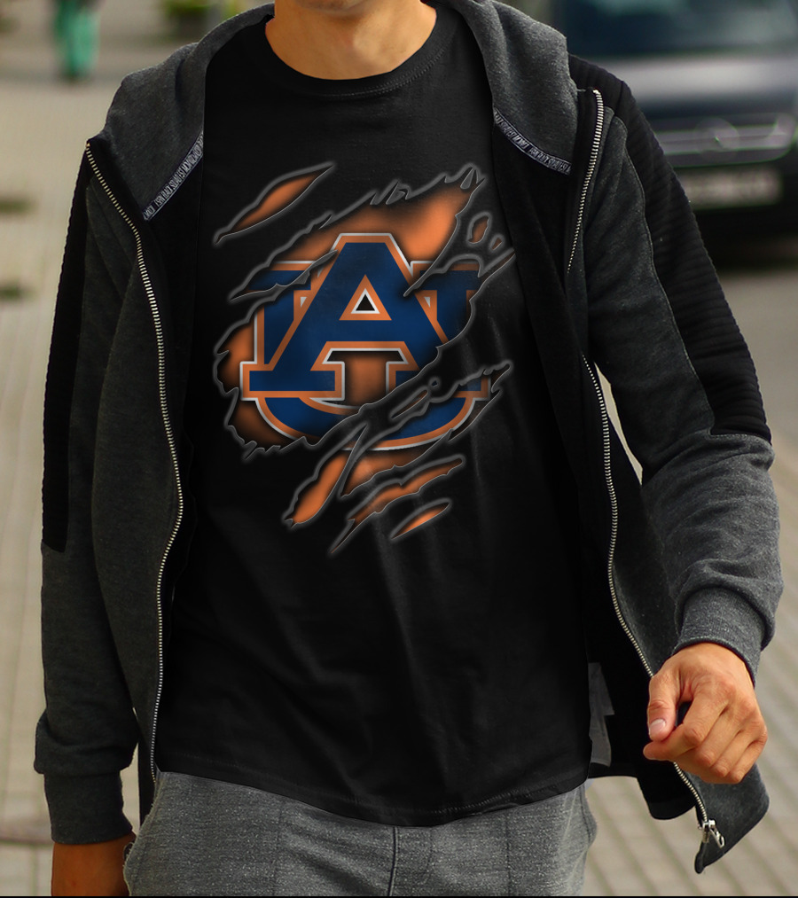 Torn Auburn Tigers T-Shirt