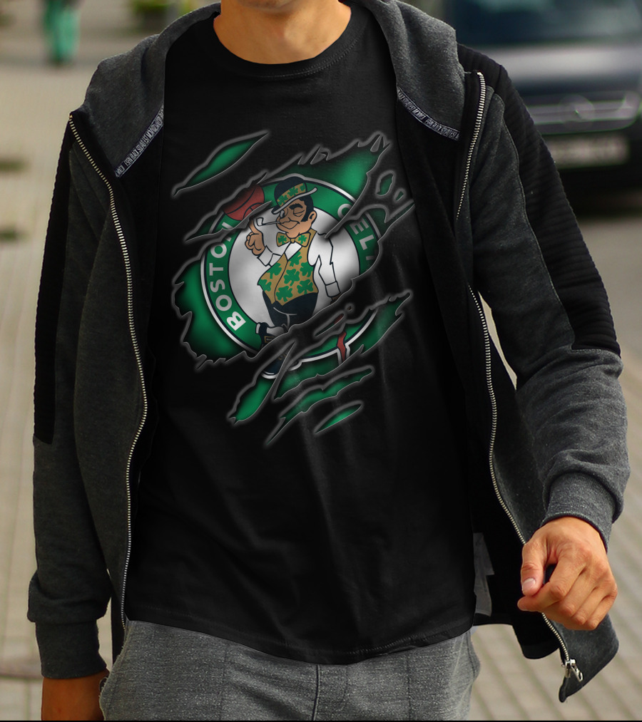 Boston Celtics Torn T-Shirt
