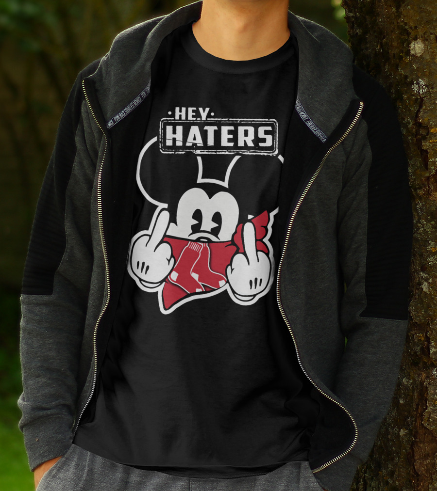 HEY HATERS Mickey Boston Red Sox T-Shirt