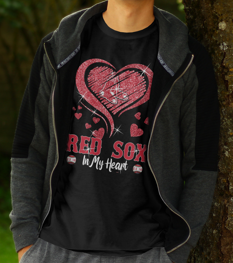 Red Sox In My Heart Boston T-Shirt