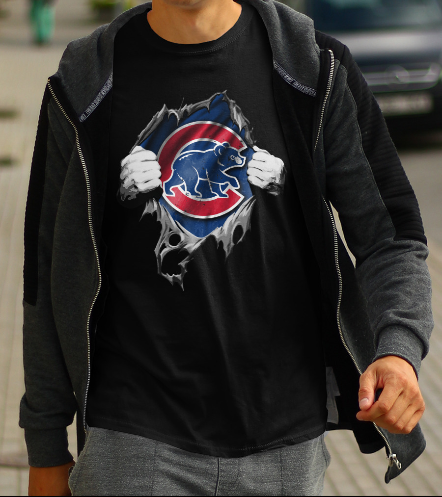Chicago Cubs Ripped Through T-Shirt