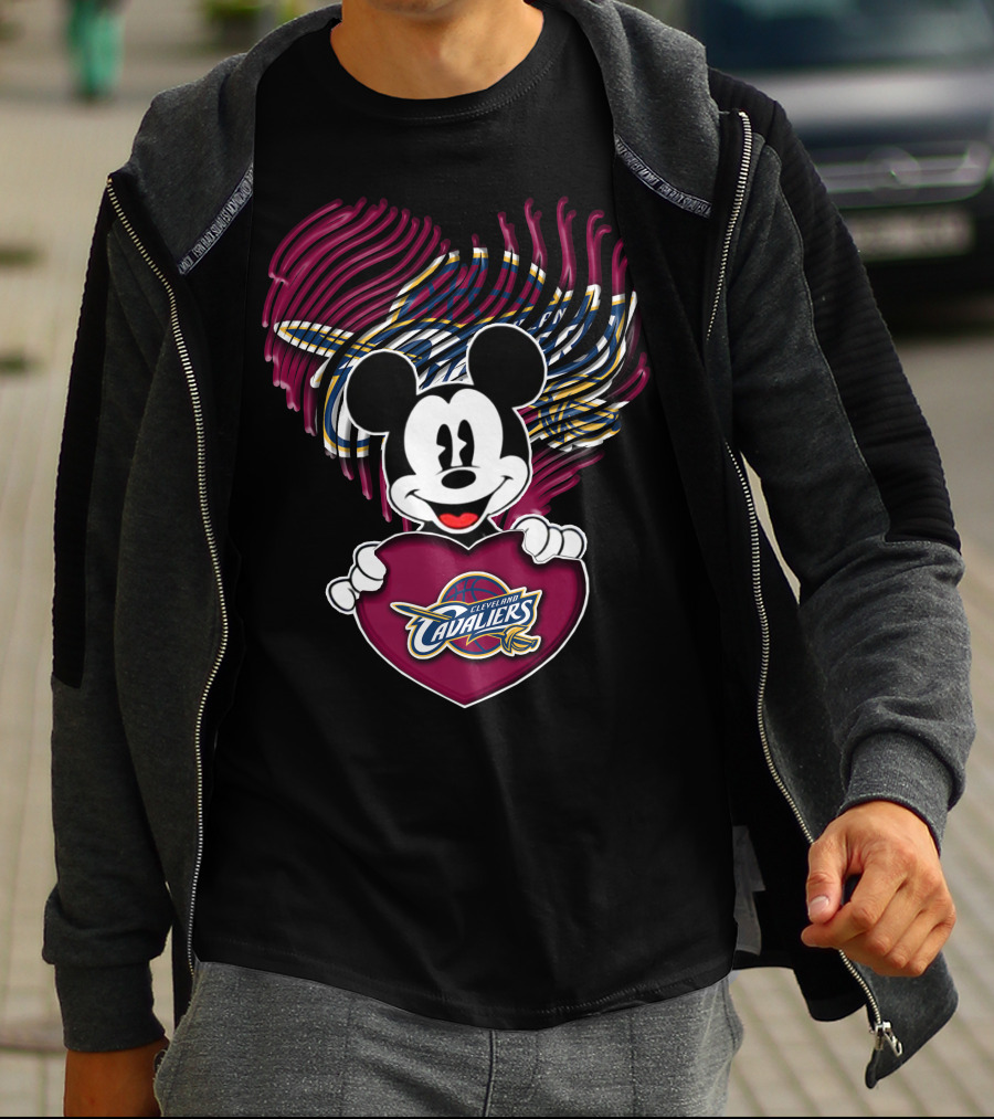Mickey Mouse Cleveland Cavaliers Mashup T-Shirt