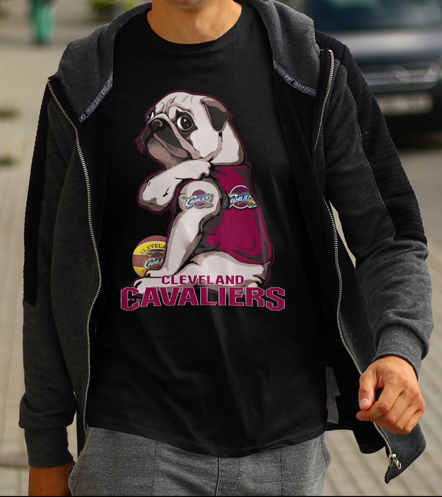 Cleveland Cavaliers Pug Basketball Team T-Shirt