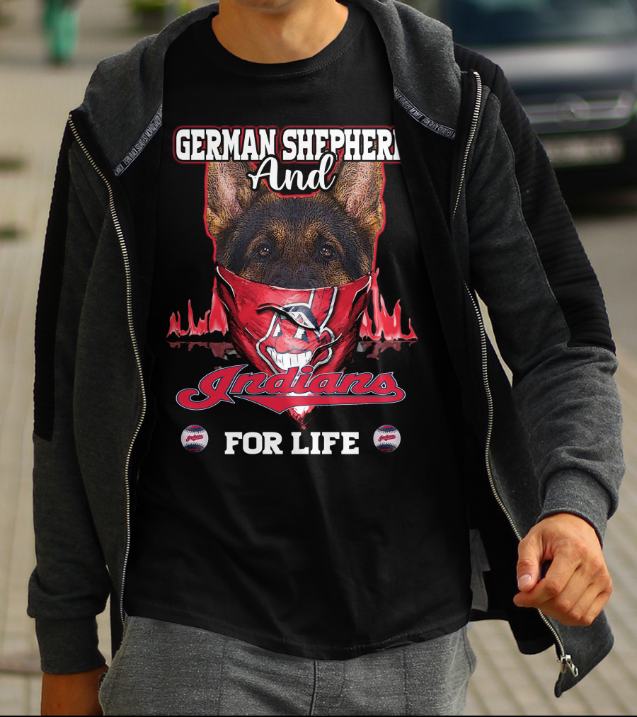 German Shepherd And Indians For Life T-Shirt