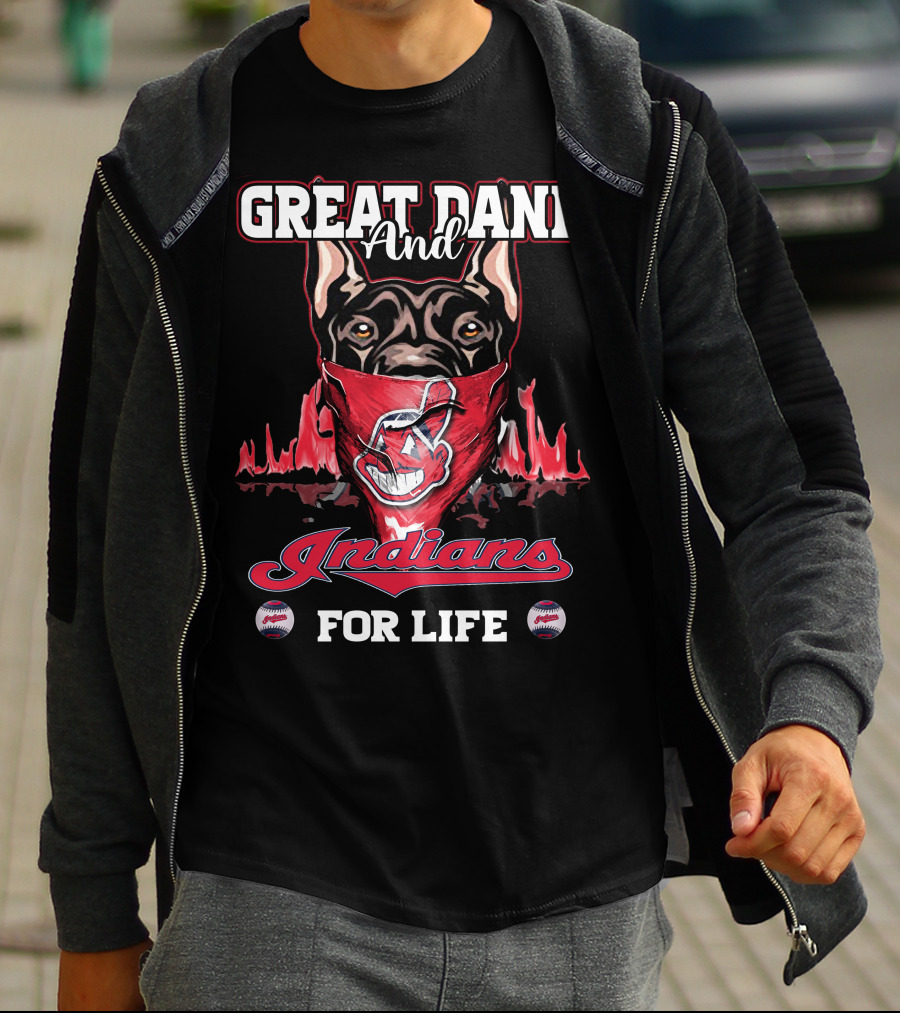 Great Dane And Indians For Life T-Shirt