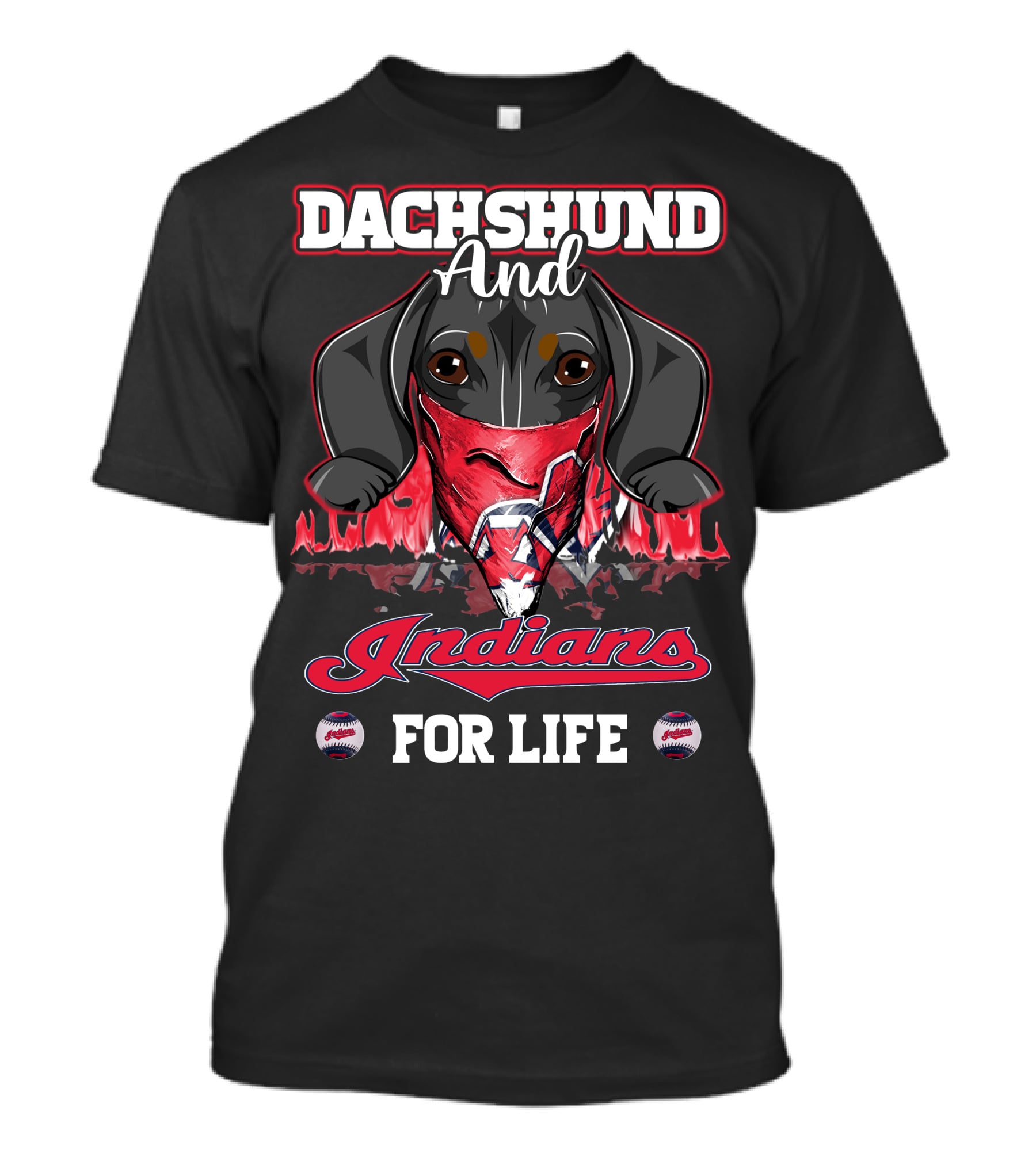 Dachshund And Indians For Life T-Shirt
