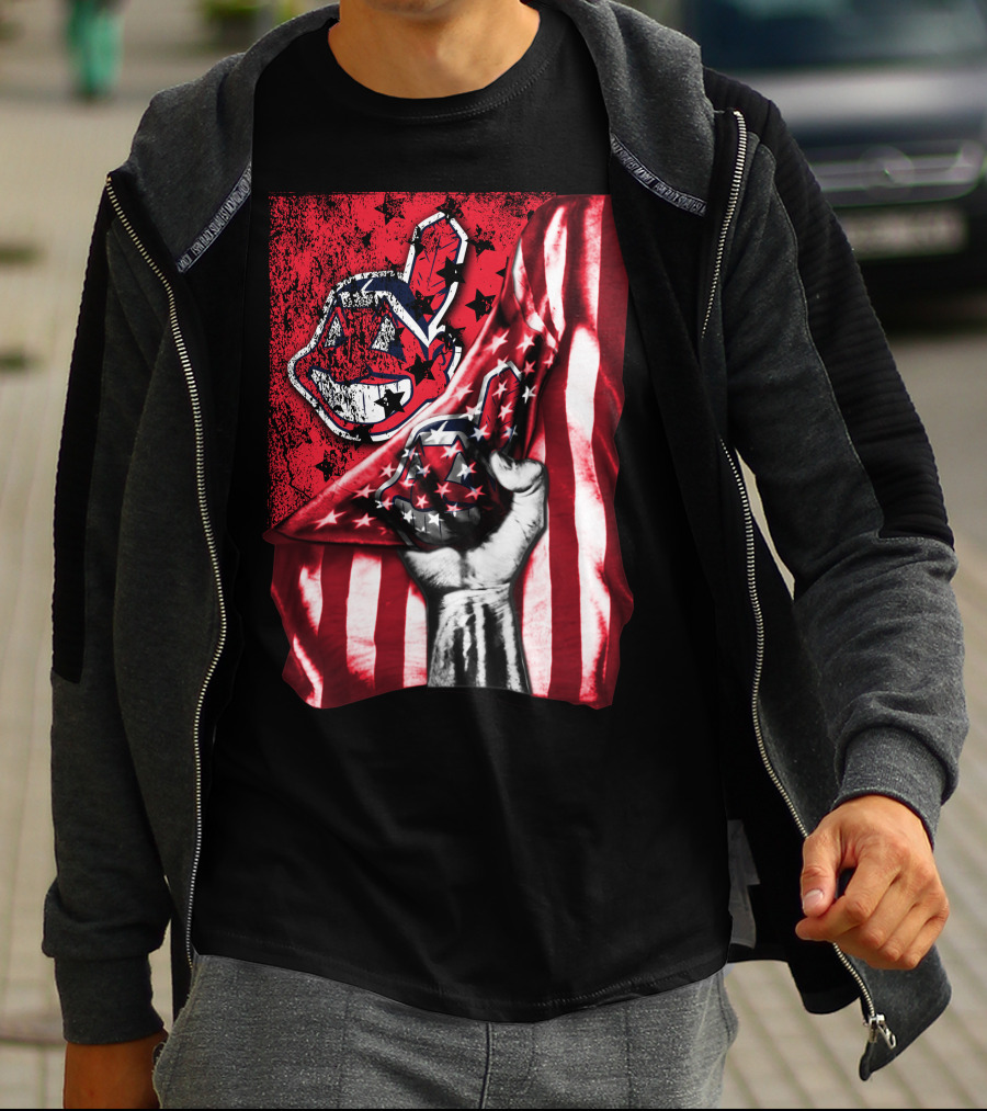 Cleveland Indians Flag T-Shirt