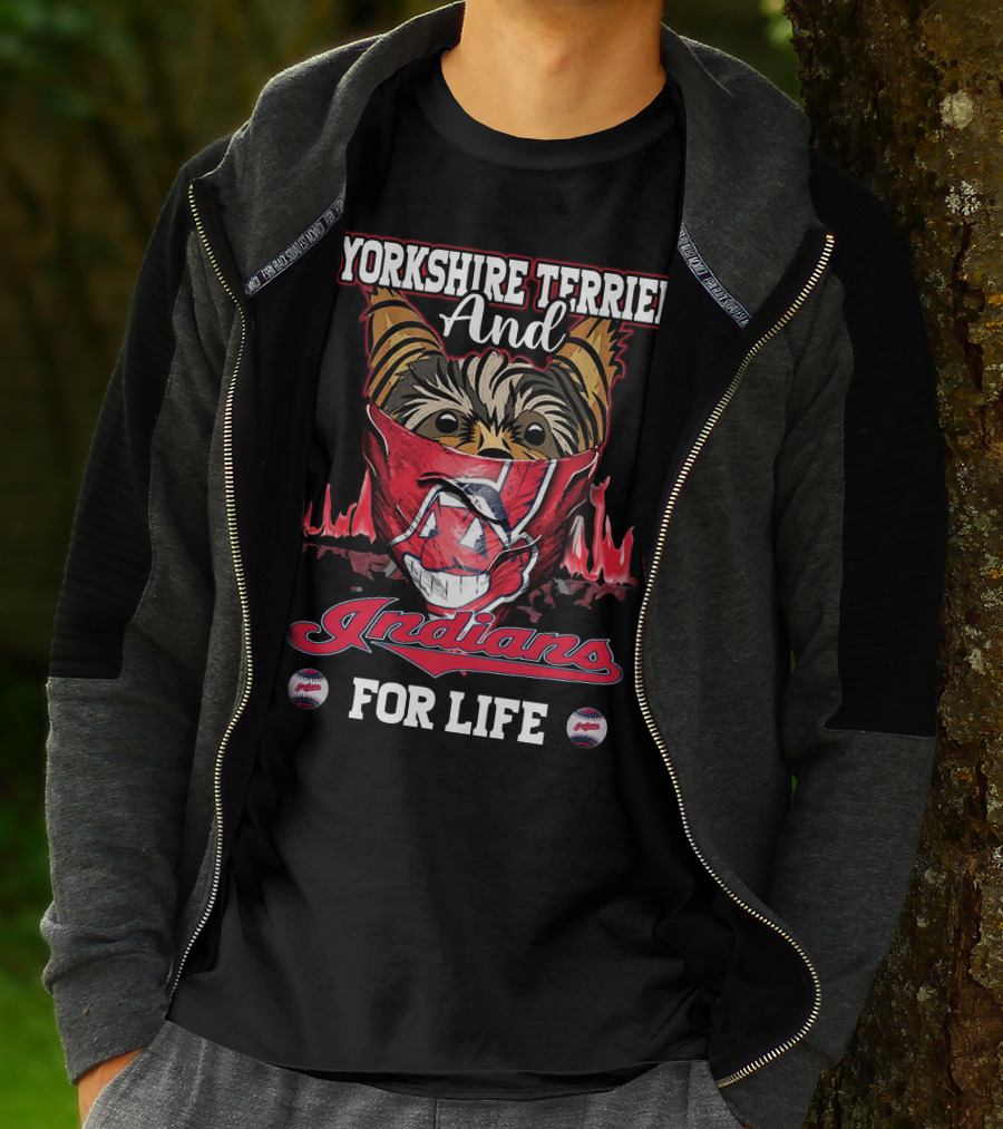 Yorkshire Terrier And Indians For Life T-Shirt
