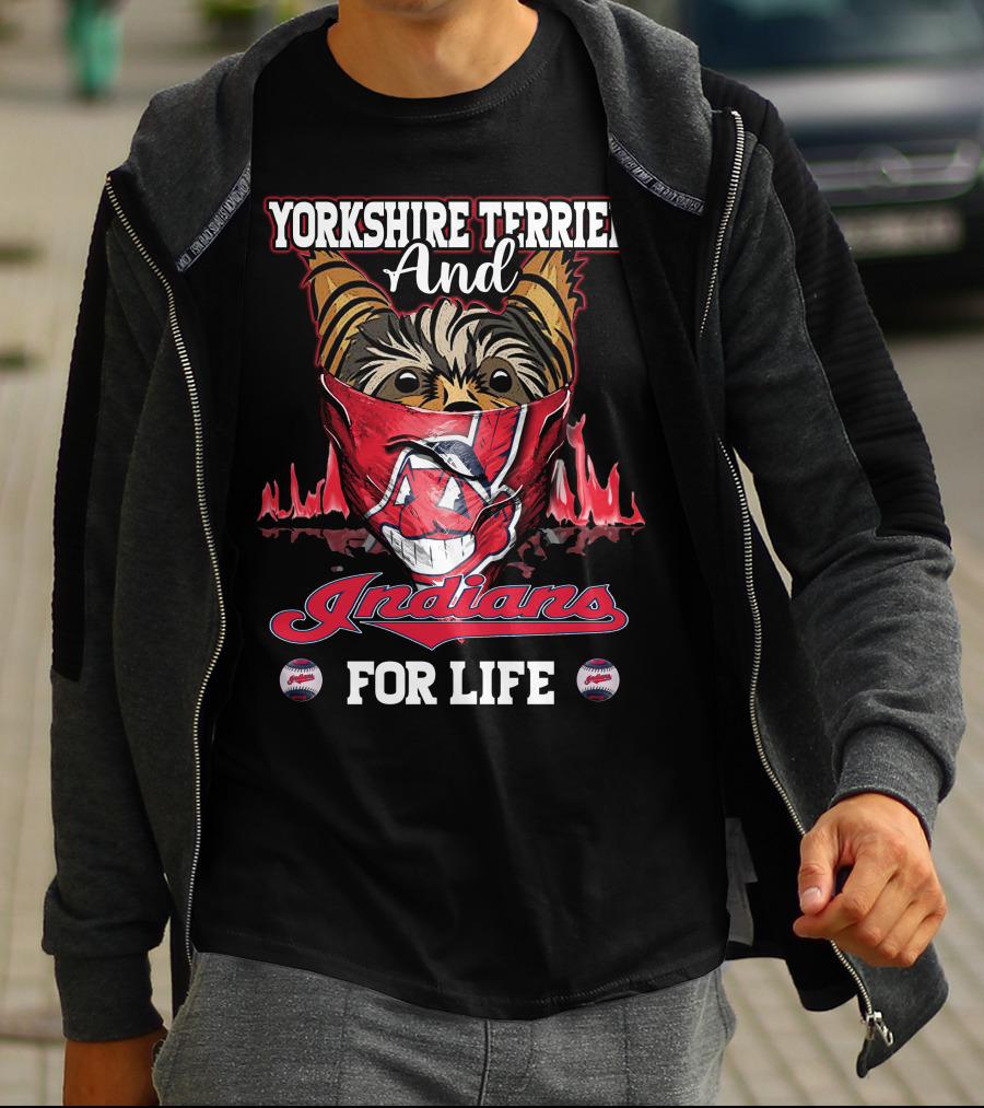 Yorkshire Terrier And Indians For Life T-Shirt