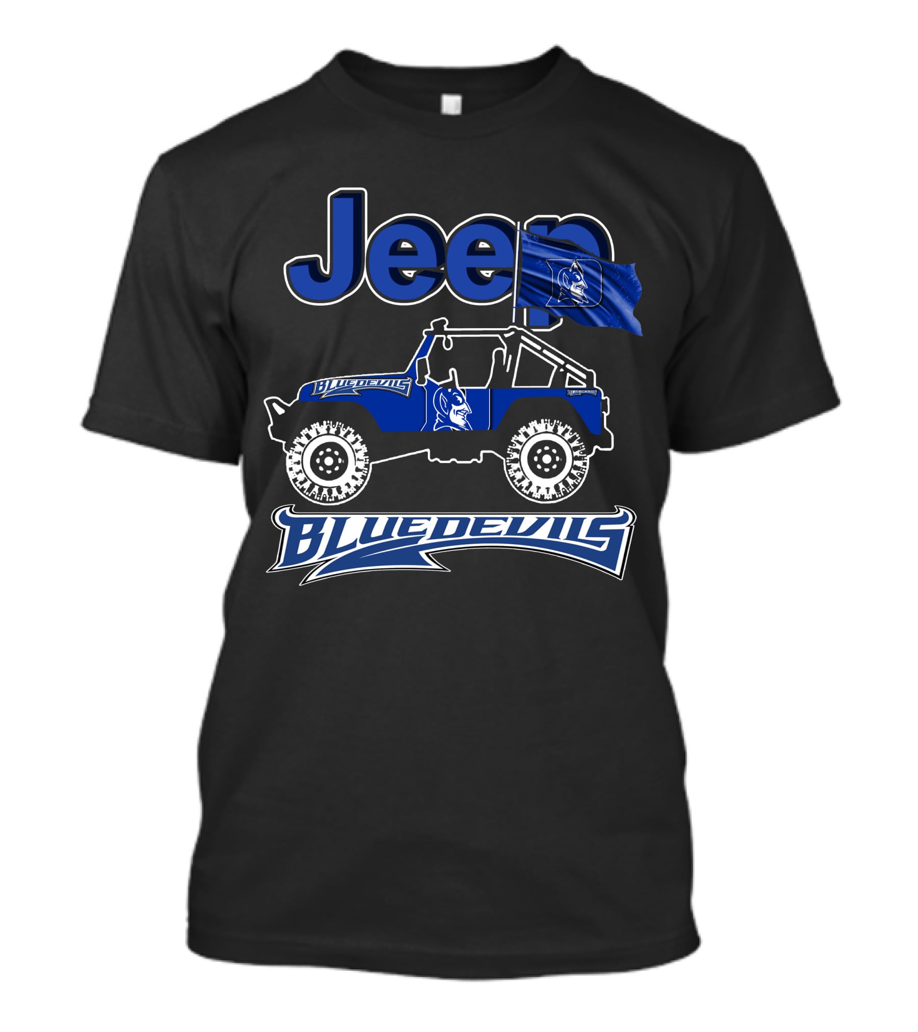 Jeep Blue Devils Off-Road Adventure T-Shirt