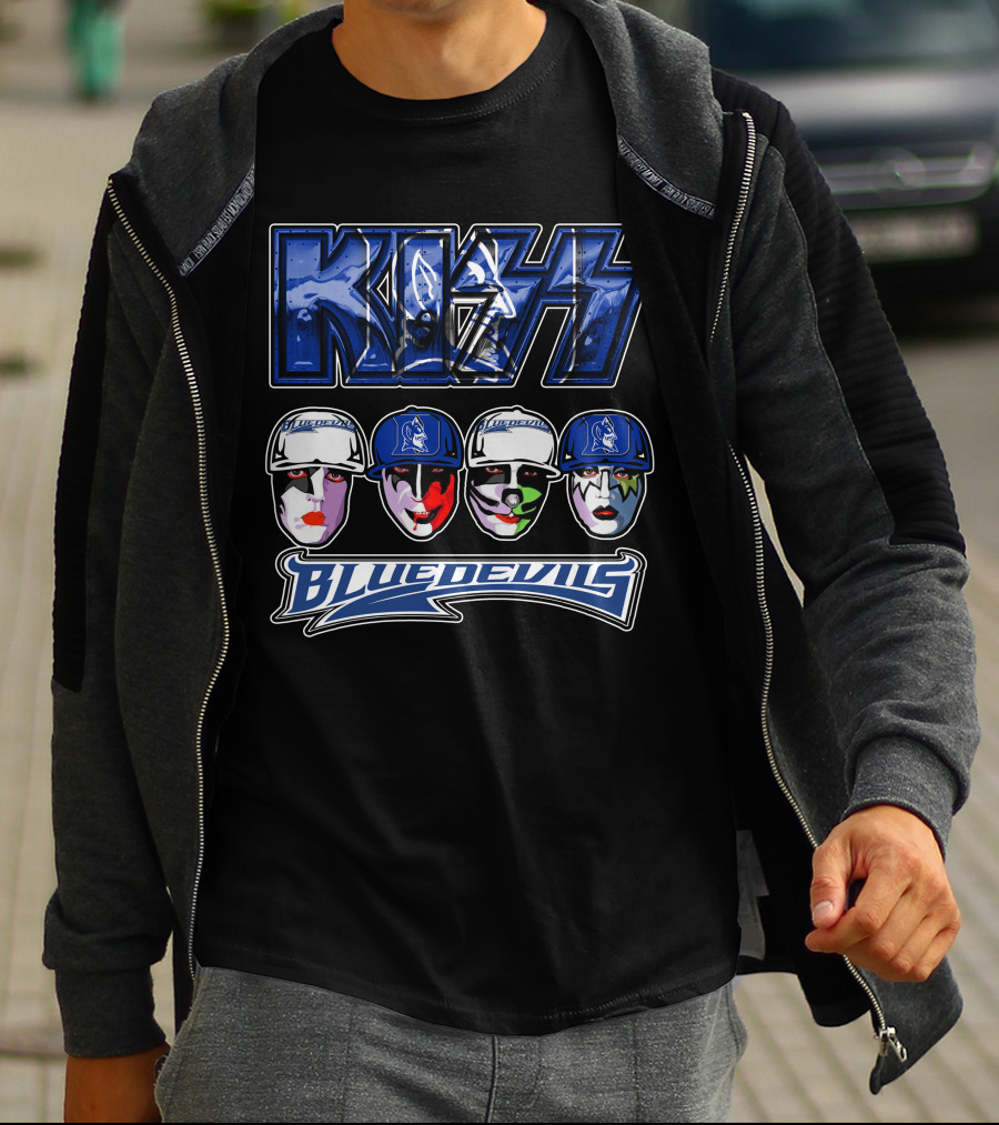 KISS Duke Blue Devils Face Paint T-Shirt