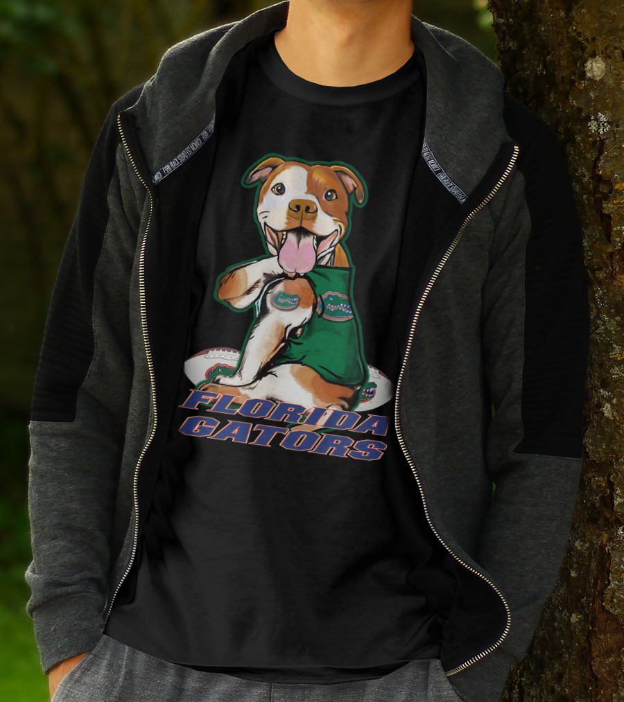 Pitbull Florida Gators Football Fan T-Shirt