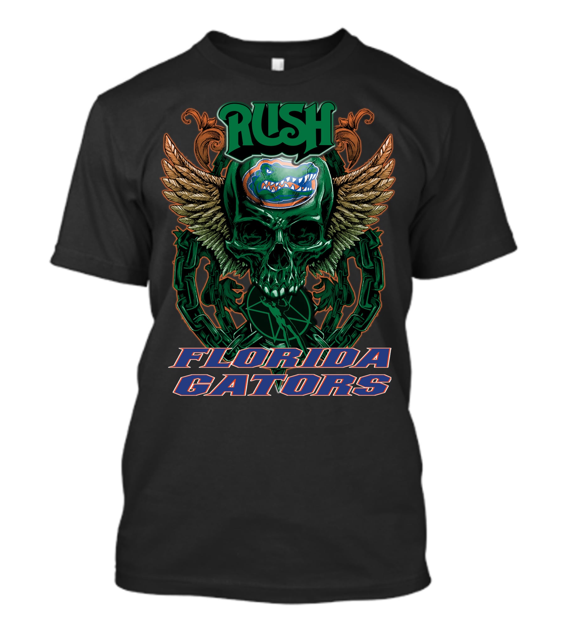Rush Florida Gators Skull Wings T-Shirt