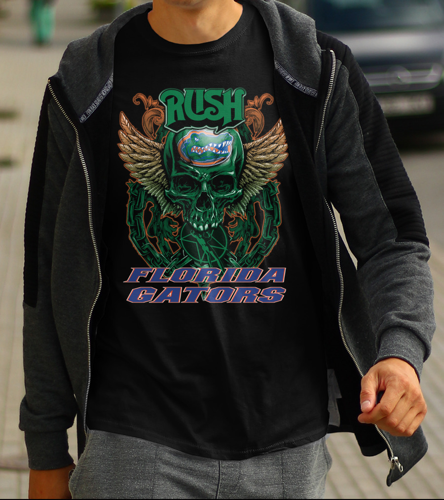 Rush Florida Gators Skull Wings T-Shirt