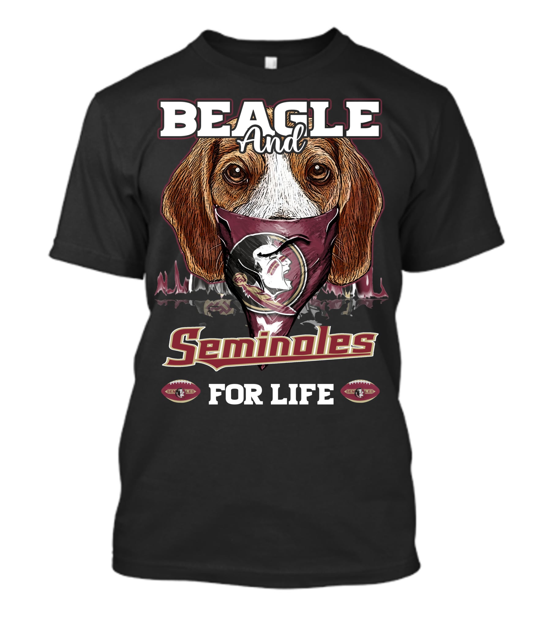 Beagle And Seminoles For Life T-Shirt