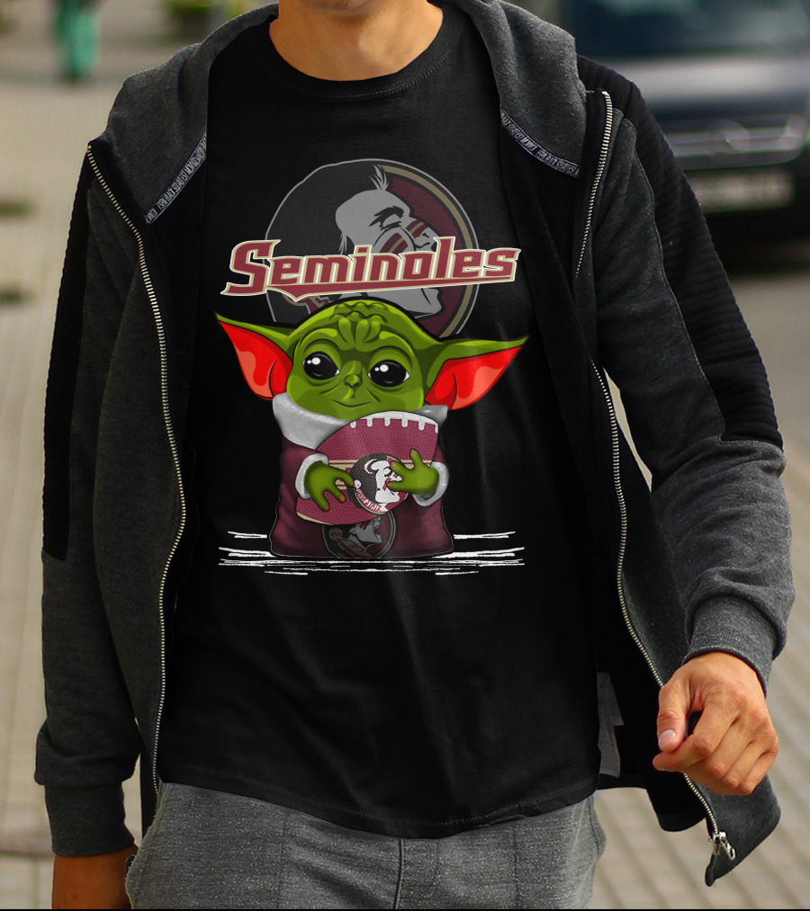 Seminoles Yoda Holding Florida State Football T-Shirt