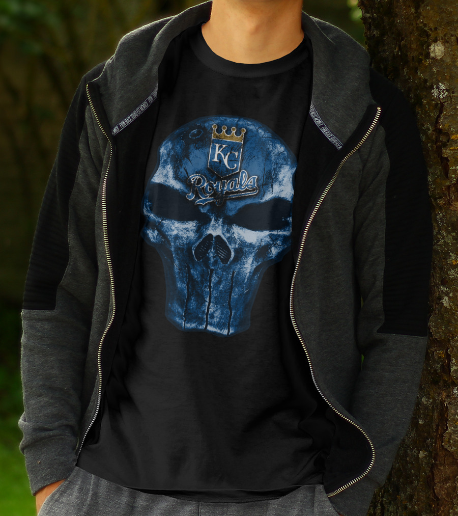 Skull Kansas City Royals KC T-Shirt