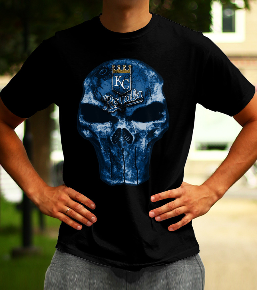 Skull Kansas City Royals KC T-Shirt