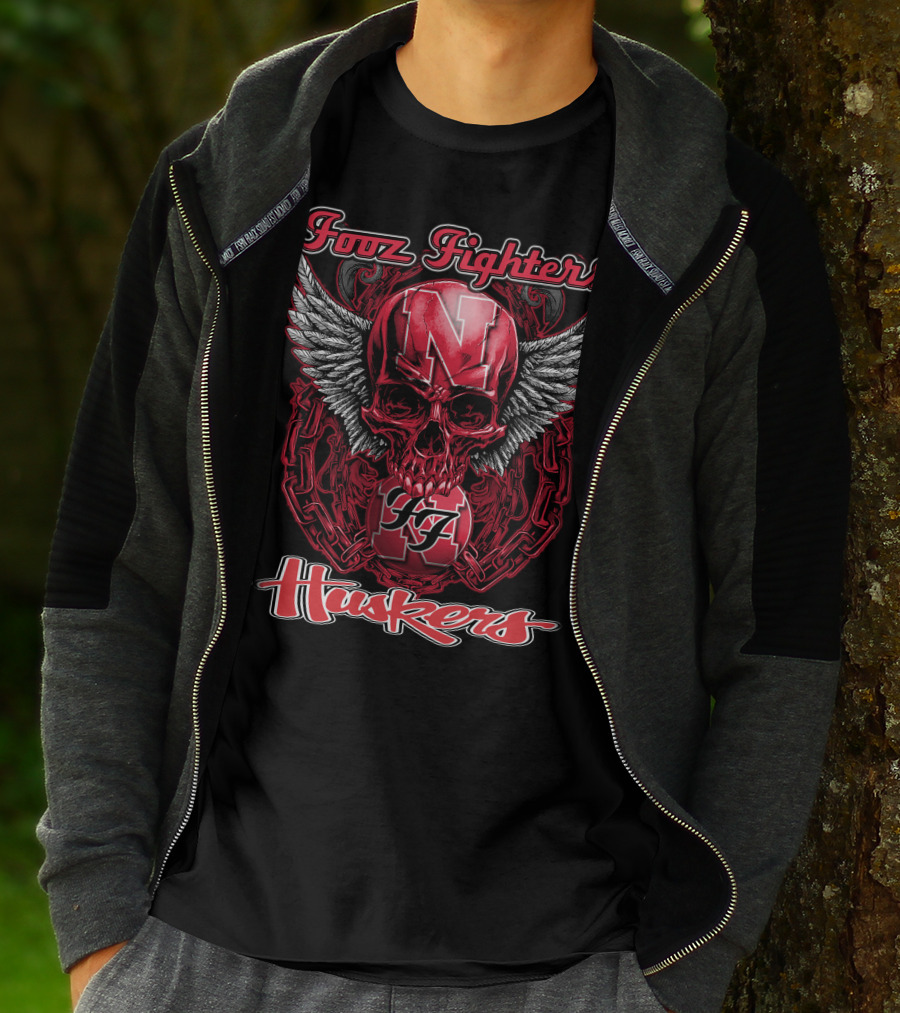 Fooz Fighters N Huskers T-Shirt