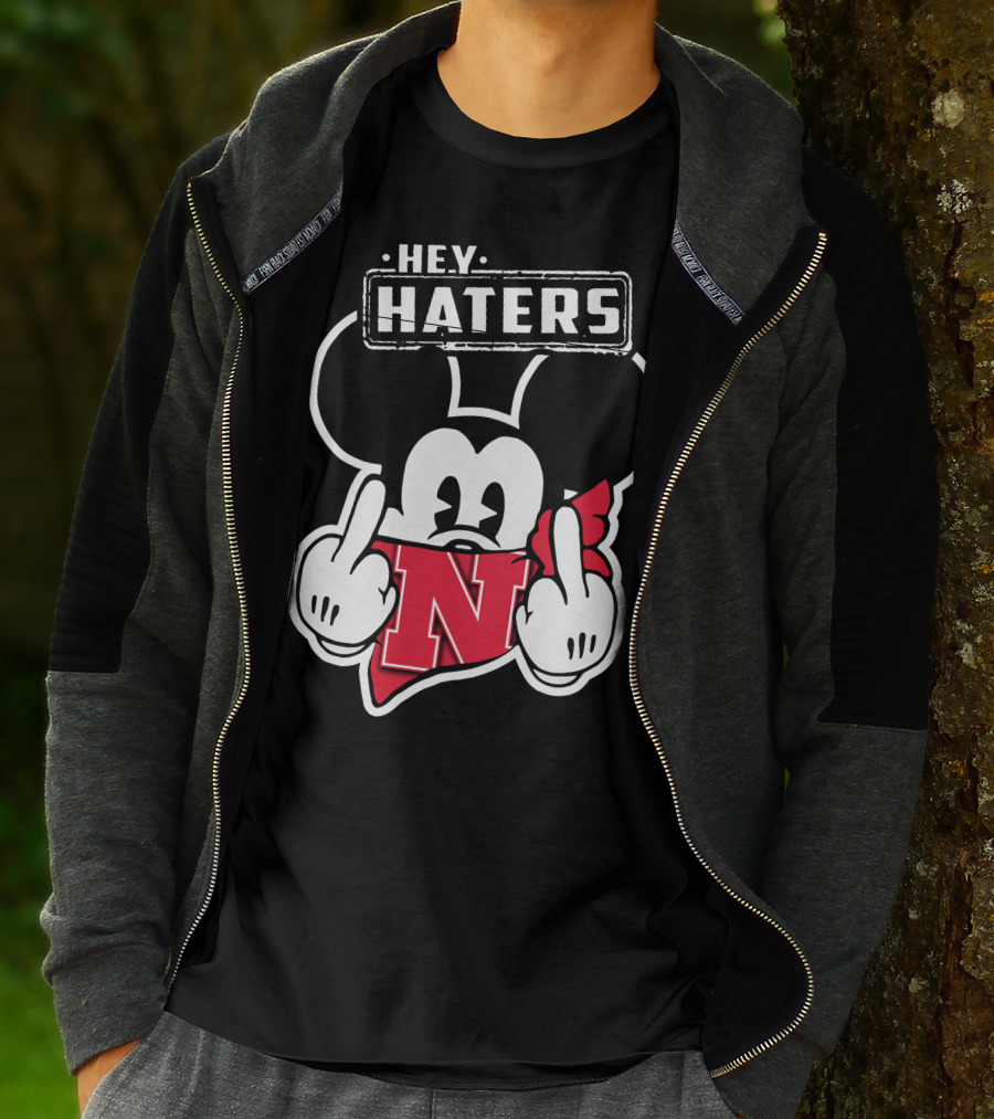 Hey Haters Nebraska Cornhuskers Mick N T-Shirt