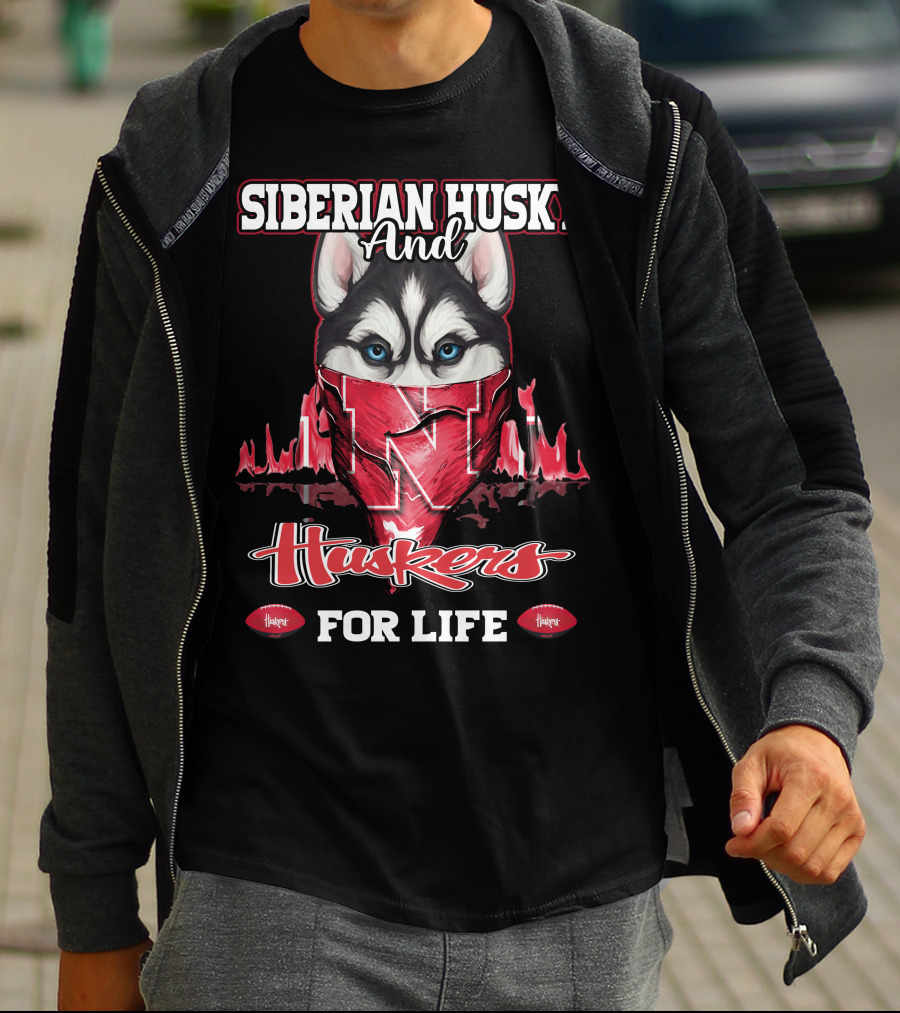 Siberian Husky And Huskers For Life T-Shirt
