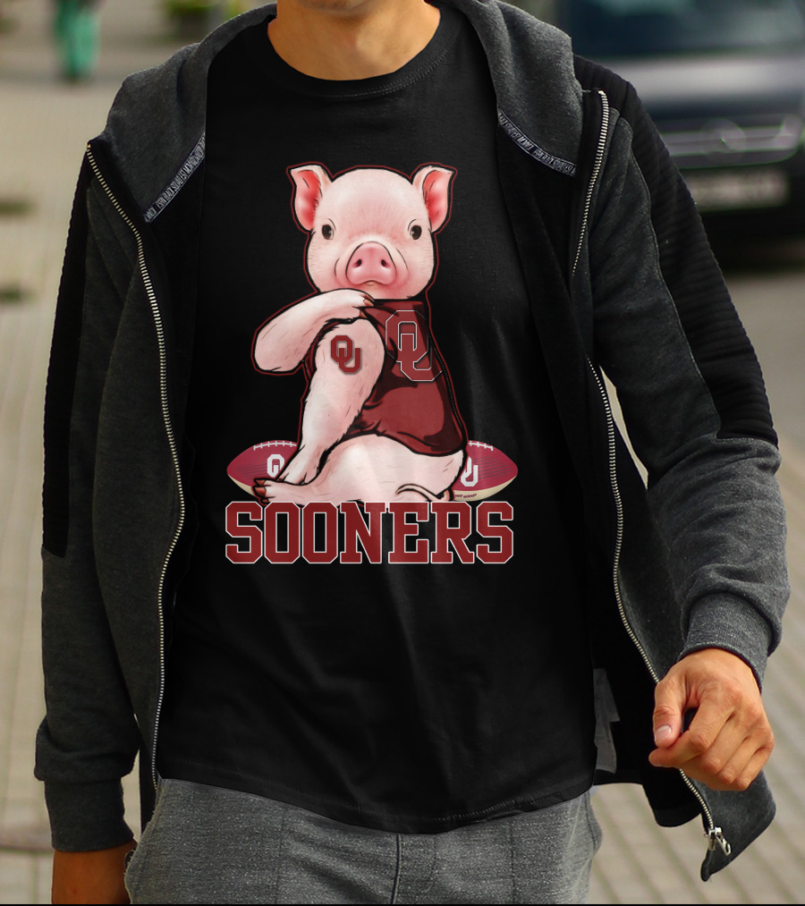OU Pig Sooners Football T-Shirt