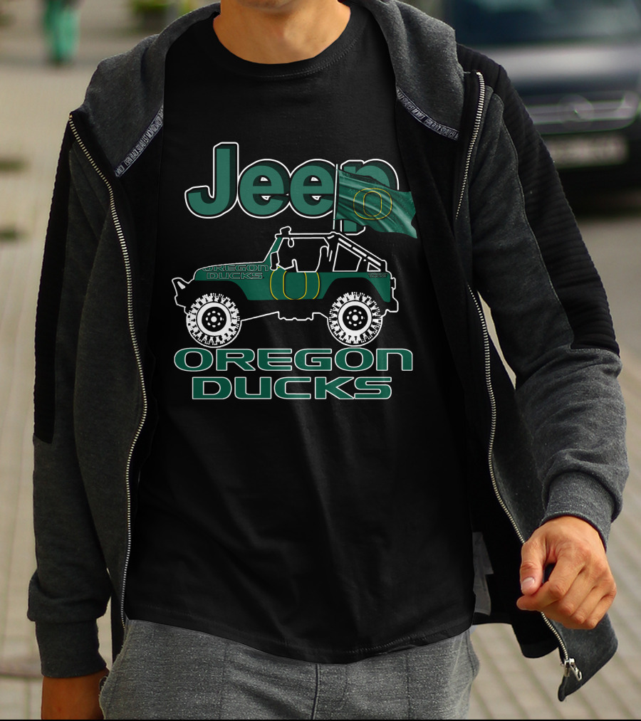 Jeep Oregon Ducks Off-Road Enthusiast Top T-Shirt