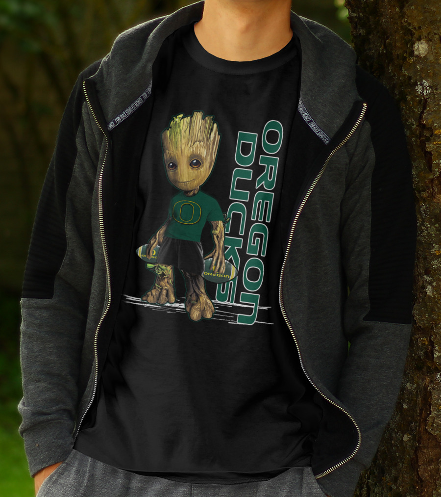 Groot Oregon Ducks Football T-Shirt