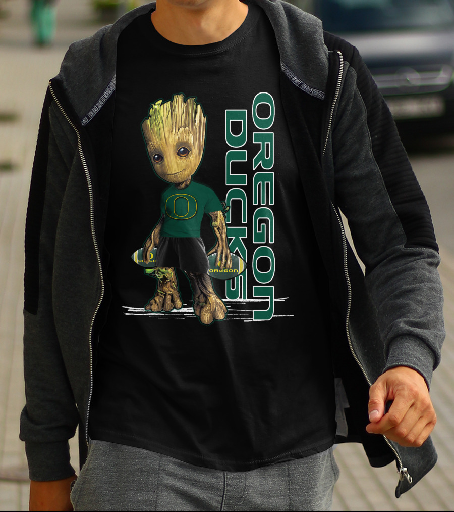 Groot Oregon Ducks Football T-Shirt