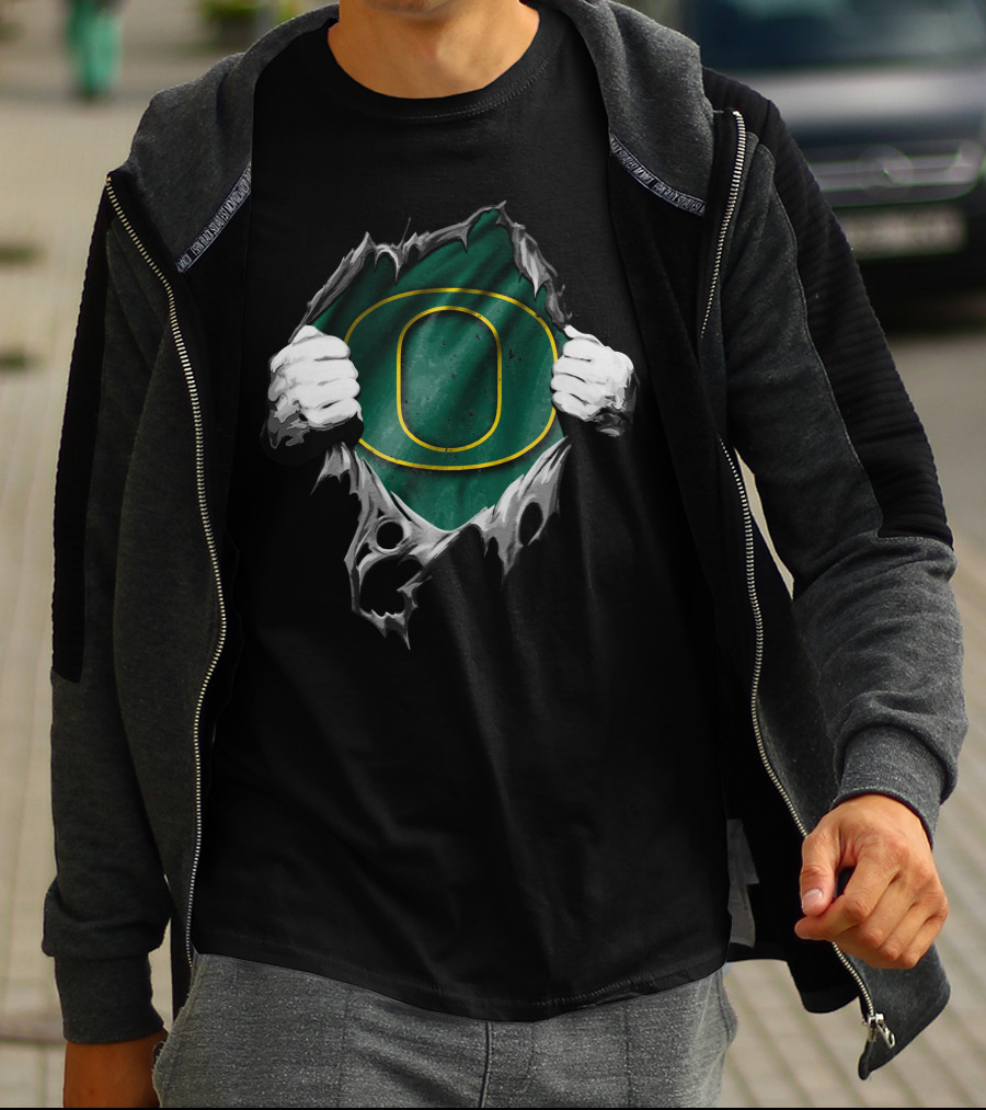 Oregon Ducks Ripped O T-Shirt