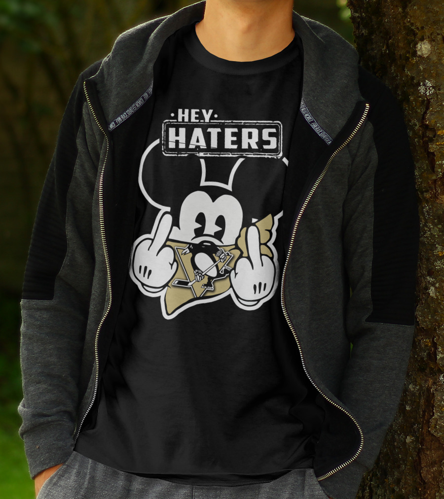 Hey Haters Mick Pittsburgh Penguins T-Shirt