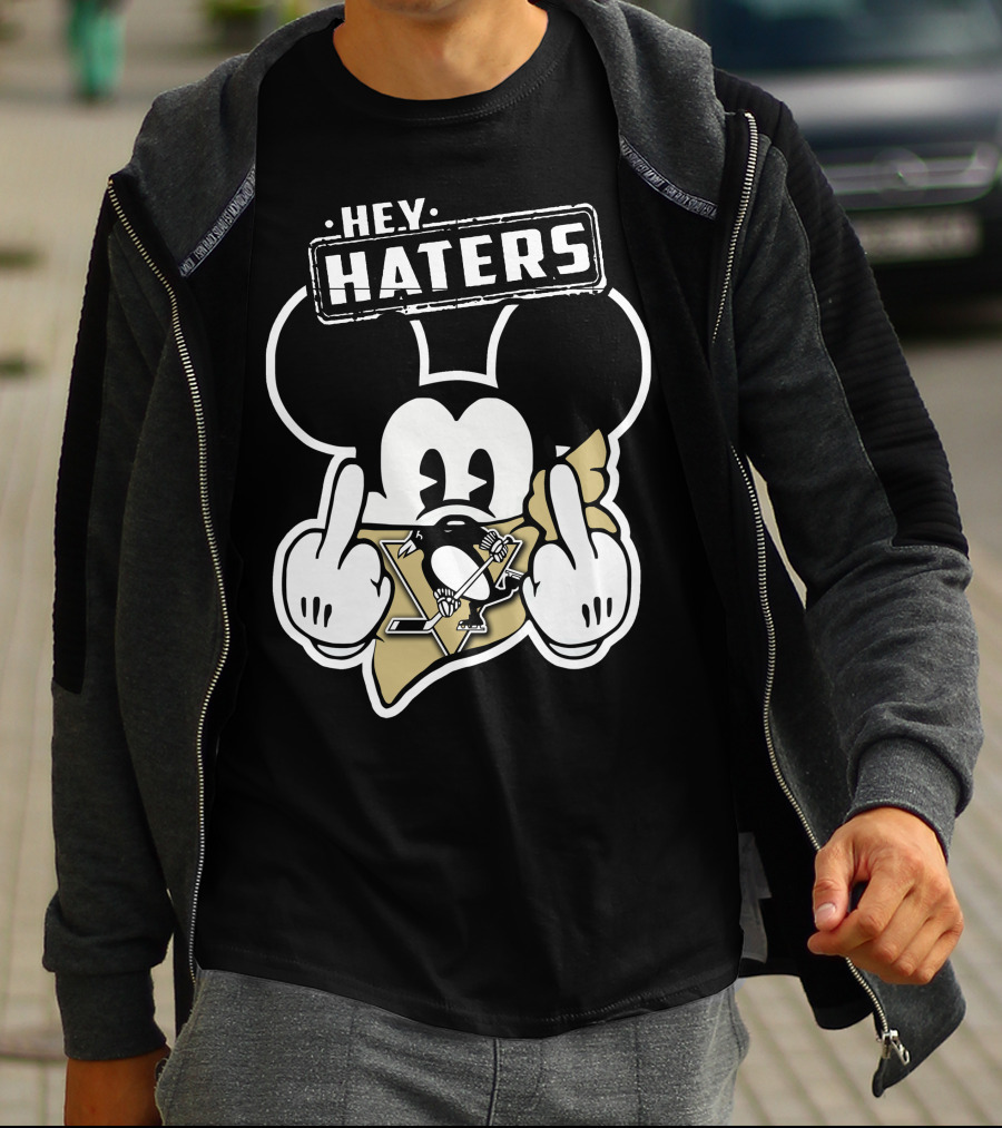 Hey Haters Mick Pittsburgh Penguins T-Shirt