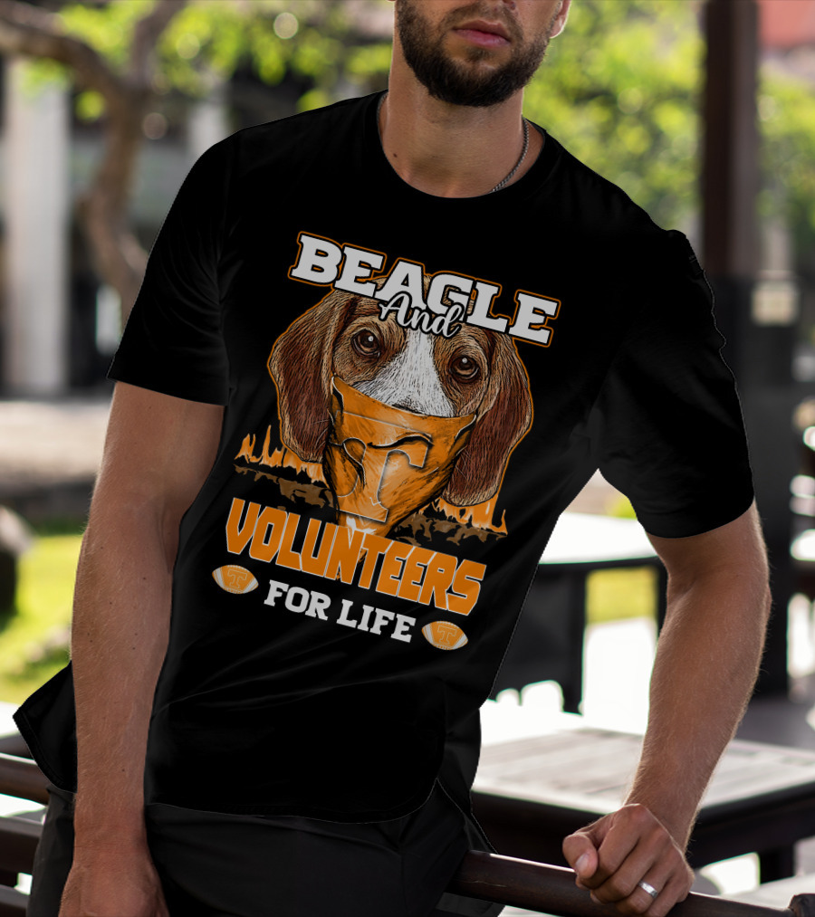 Beagle And Volunteers For Life Tennessee Volunteers T-Shirt