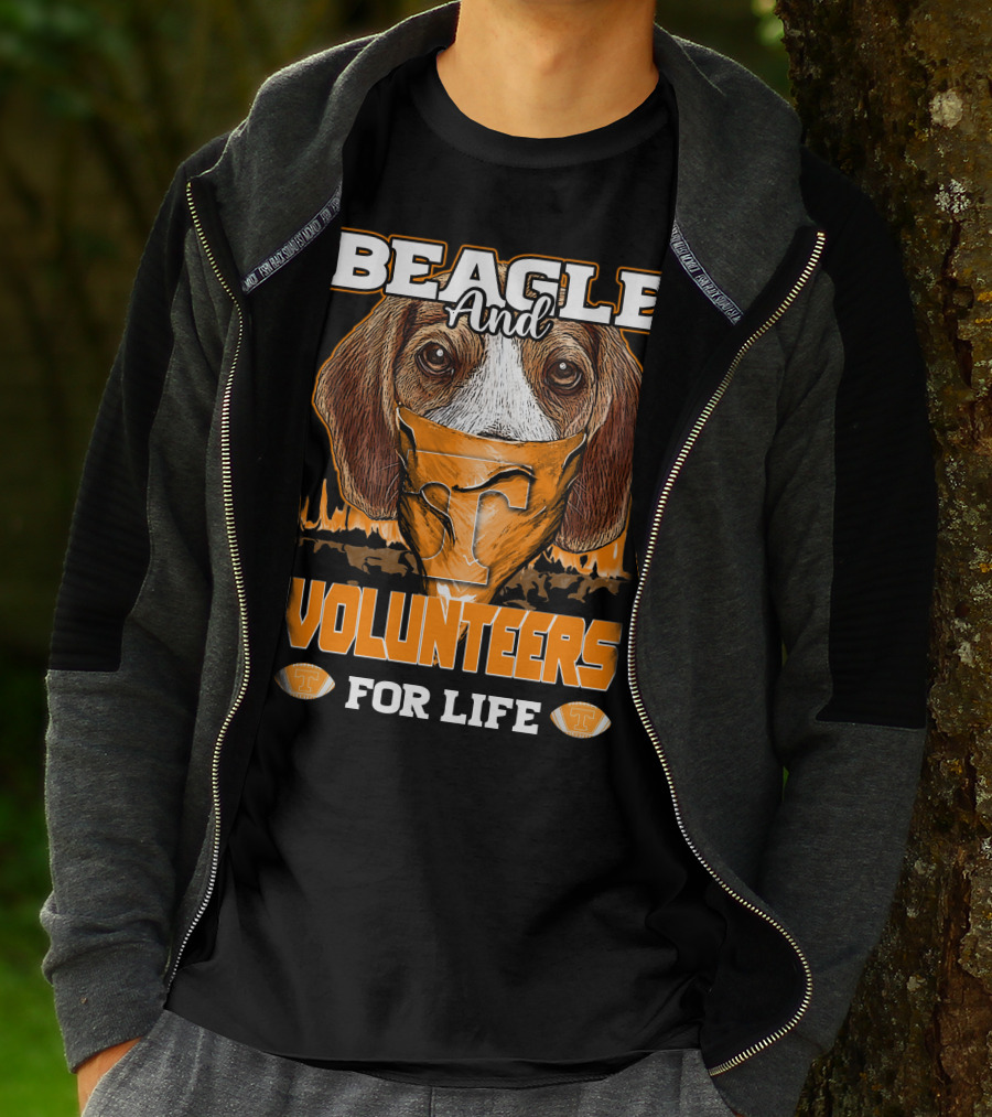 Beagle And Volunteers For Life Tennessee Volunteers T-Shirt